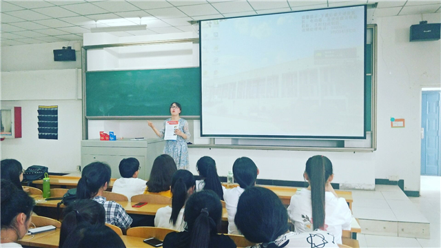0638太阳集团官网2017级辅导员开展国际项目宣讲活动