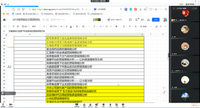 市场营销教研室第九周教研室例会纪实