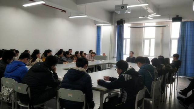 0638太阳集团官网院长走进学生班会现场